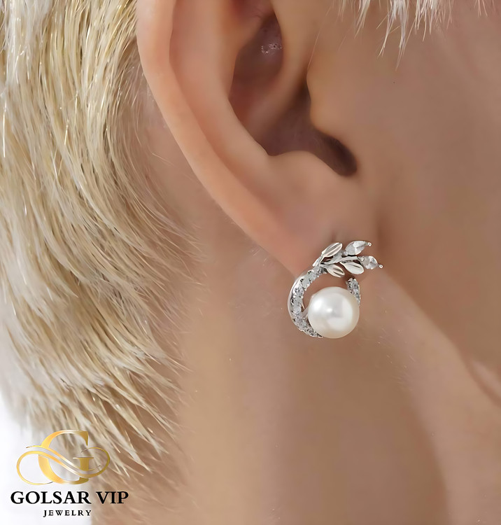 گوشواره گندم مروارید دار ژوپینگ رنگ ثابت و ضد حساسیت آلیاژ استیل کیفیت بالا