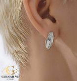 گوشواره حلقهای بهار ژوپینگ رنگ ثابت و ضد حساسیت آلیاژ استیل کیفیت بالا