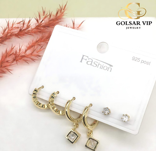 خرید گوشواره پایه نقره عیار 925 | FASHION