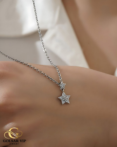 آویز نقرهای طرح ستاره مینی ژوپینگ | XUPING