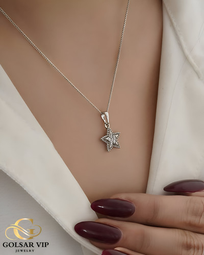 آویز نقرهای طرح ستاره فانتزی ژوپینگ | XUPING