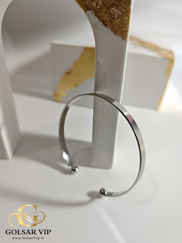 بنگل پیچ استیل رنگ ثابت و ضد حساسیت - فری سایز همراه با تخفیف