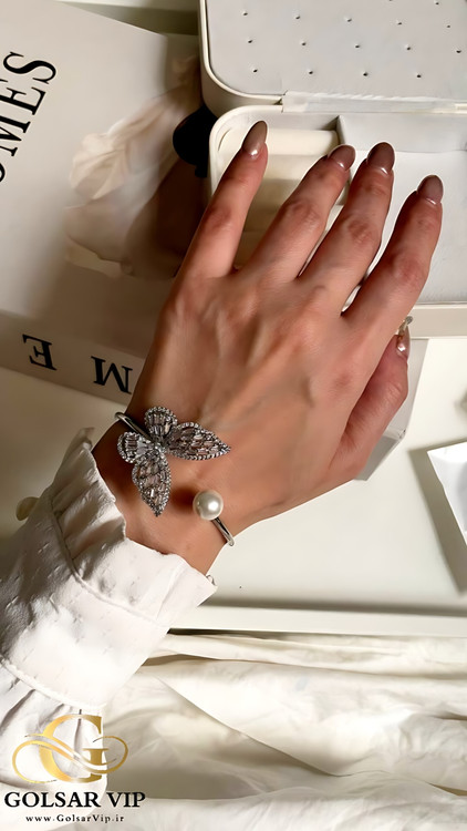 بنگل استیل پروانه رنگ ثابت و ضد حساسیت آلیاژ استیل کیفیت بالا