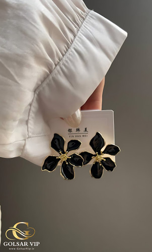 گوشواره میناکاری رنگ ثابت و ضد حساسیت آلیاژ استیل کیفیت بالا