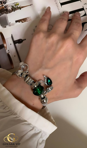 دستبند پاندورا رنگ ثابت و ضد حساسیت آلیاژ استیل کیفیت عالی