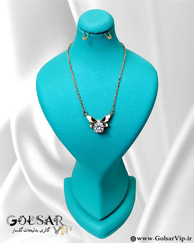 گردنبند زنبور رنگ ثابت و ضد حساسیت آلیاژ استیل کیفیت بالا