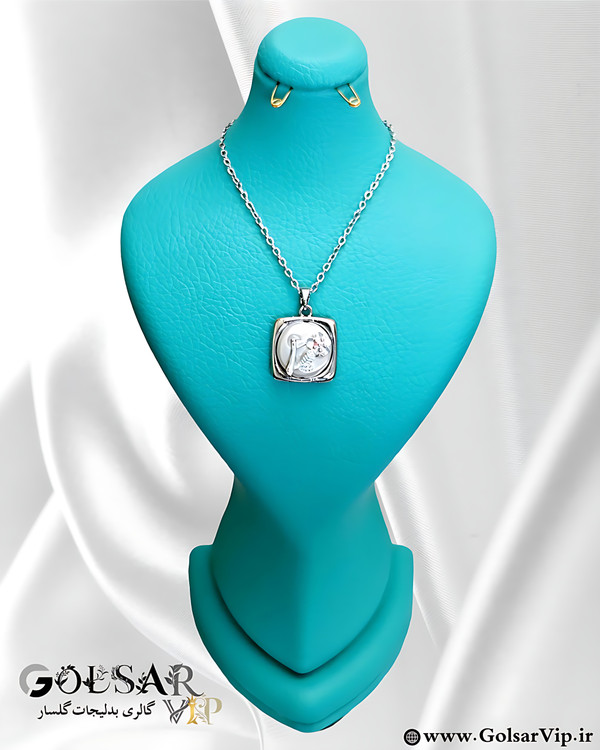 گردنبند گل رنگ ثابت و ضد حساسیت آلیاژ استیل کیفیت بالا