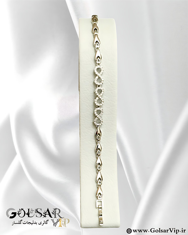 دستبد بینهایت رنگ ثابت و ضد حساسیت آلیاژ استیل کیفیت بالا