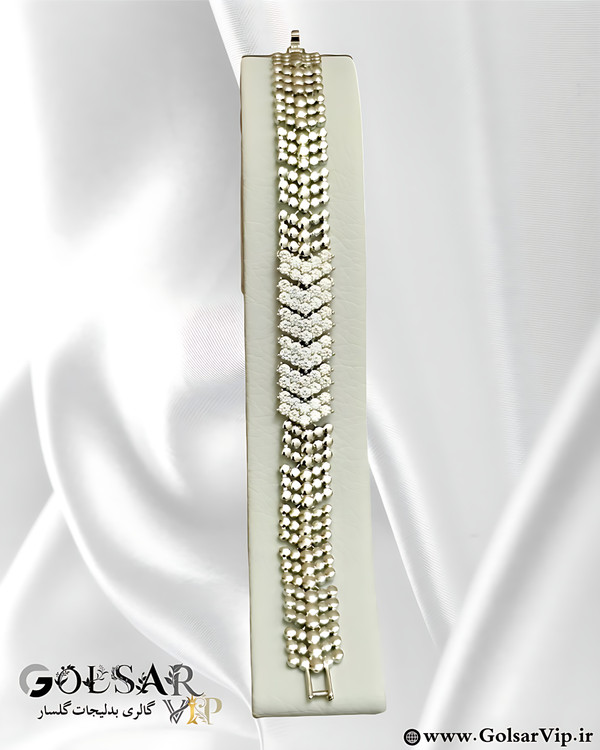 دستبند حسیری فلش رنگ ثابت و ضد حساسیت آلیاژ استیل کیفیت بالا.