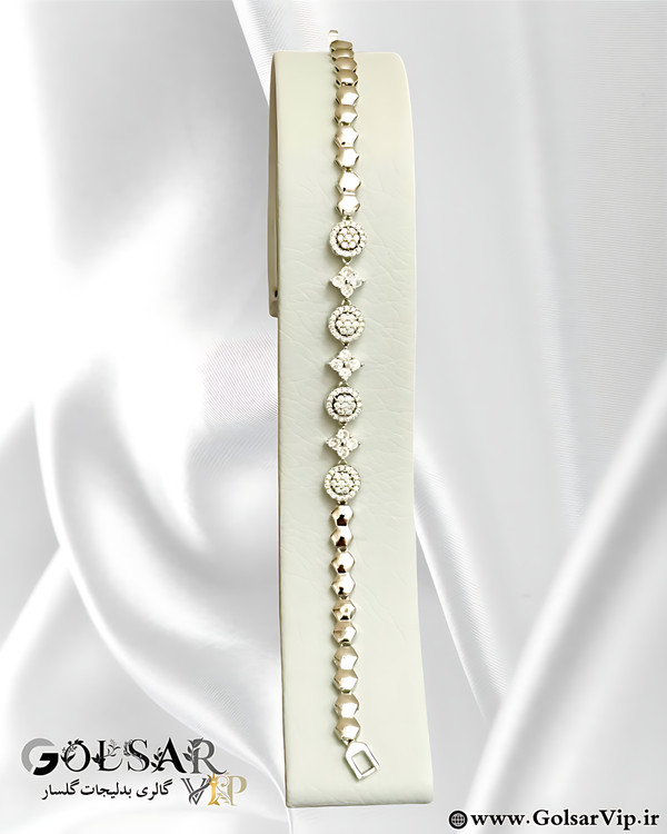 دستبند ماه ستاره رنگ ثابت و ضد حساسیت آلیاژ استیل کیفیت بالا