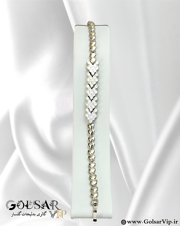 دستبد فلش میکرو نگین رنگ ثابت و ضد حساسیت آلیاژ استیل کیفیت بالا