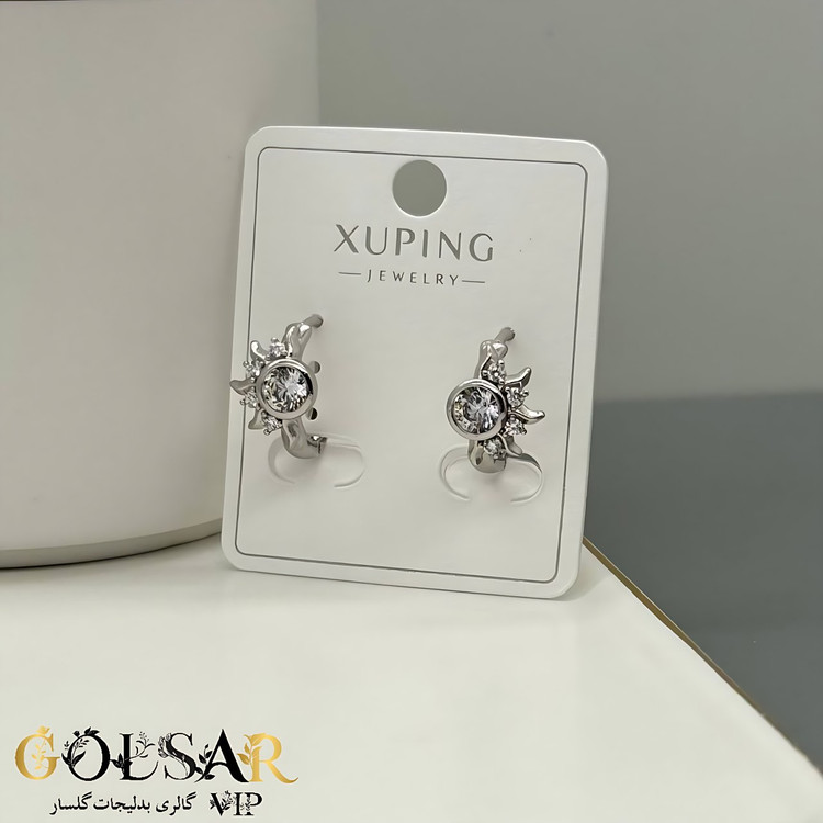 گوشواره خورشیدی رنگ ثابت و ضد حساسیت آلیاژ استیل با کیفیت بالا