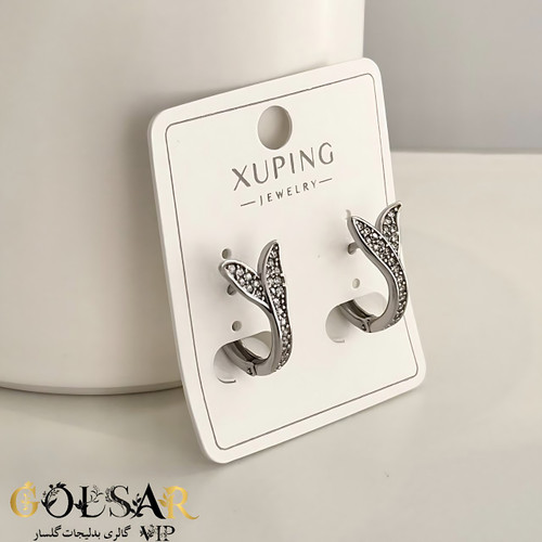 گوشواره دم وال ژوپینگ رنگ ثابت و ضد حساسیت آلیاژ استیل با کیفیت بالا