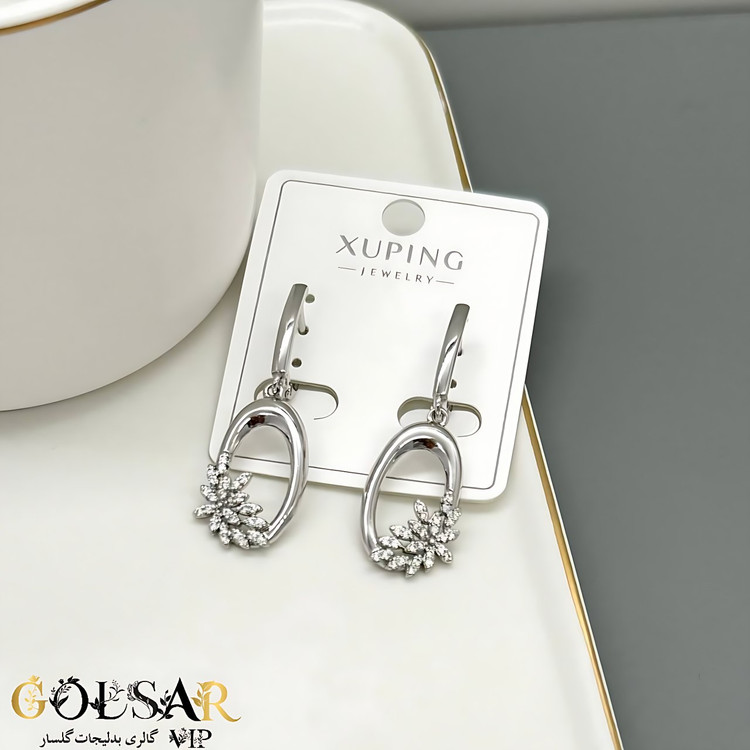 گوشواره حلقه گل رنگ ثابت و ضد حساسیت آلیاژ استیل با کیفیت بالا