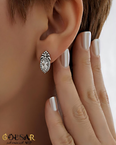 گوشواره دیامورا رنگ ثابت و ضد حساسیت آلیاژ استیل با کیفیت بالا