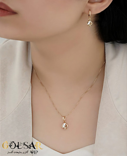 نیمست رزا رنگ ثابت و ضد حساسیت آلیاژ استیل با آبکاری طلا کیفیت عالی