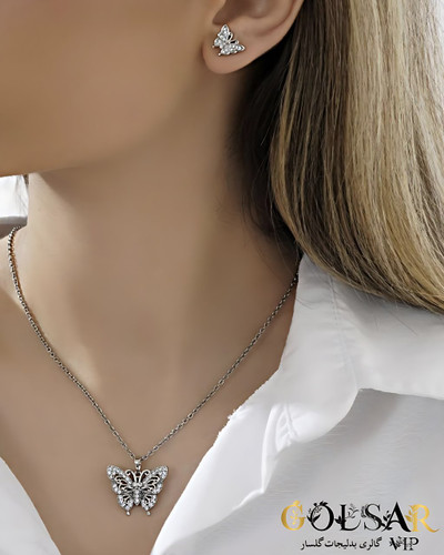 نیمست پروانه رنگ ثابت و ضد حساسیت آلیاژ استیل با کیفیت عالی