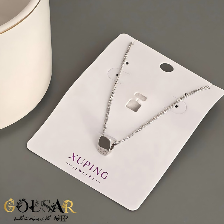 گردنبند مثلثی رنگ ثابت و ضد حساسیت آلیاژ استیل با کیفیت عالی