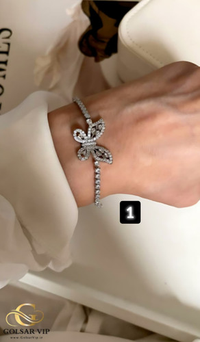 دستبد تنیسی جواهری رنگ ثابت و ضد حساسیت آلیاژ استیل کیفیت بالا