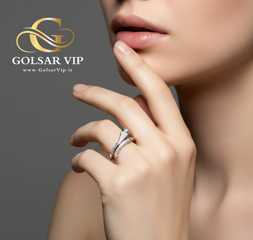 انگشتر مار رنگ ثابت و ضد حساسیت آلیاژ استیل کیفیت بالا