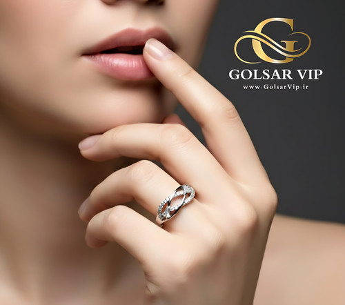 انگشتر آرام رنگ ثابت و ضد حساسیت آلیاژ استیل کیفیت بالا