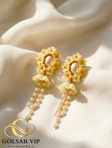 گوشواره ZARA طرح گل | کد 393