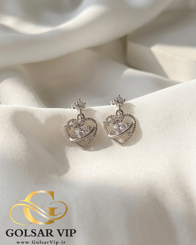 گوشواره قلب کلاسیک ژوپینگ | 454